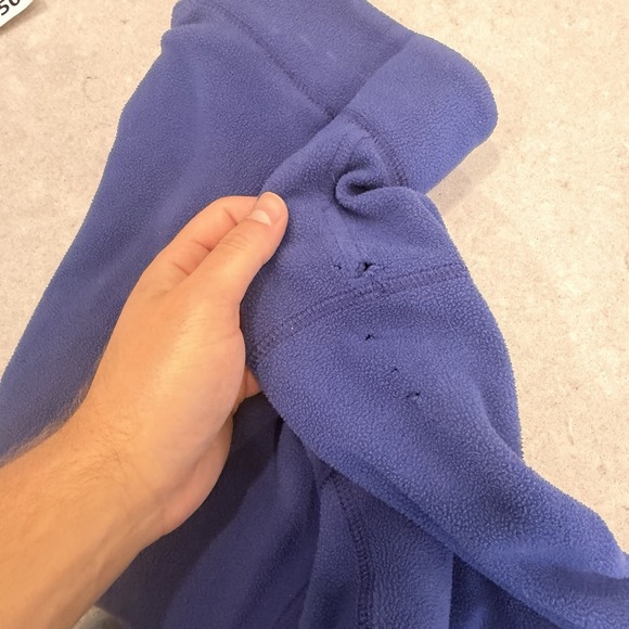 Helly Hansen 1/4 zip fleece pullover top womens small Purple Polartec base layer - Picture 7 of 9